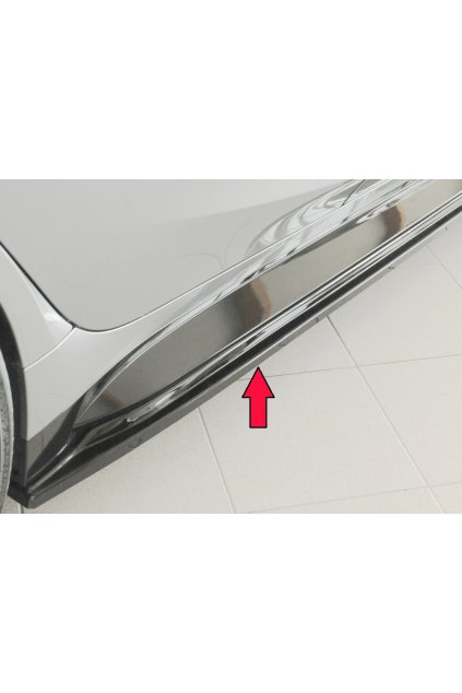 Rieger spoiler pod boční práh mont. strana pravá pro BMW řada 3 G81 M3 touring, 07/22-, plast ABS lakovaný do černé lesklé barvy