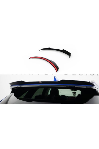 Maxton Design prodloužení spoileru pro Jaguar F-Pace R-Sport Mk1, černý lesklý plast ABS