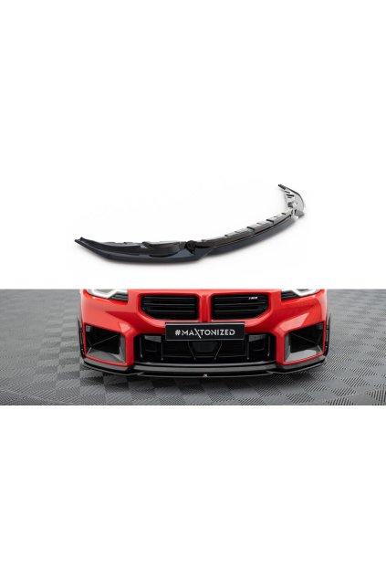 Maxton Design spoiler pod přední nárazník pro BMW M2 G87, černý lesklý plast ABS, M-Performance