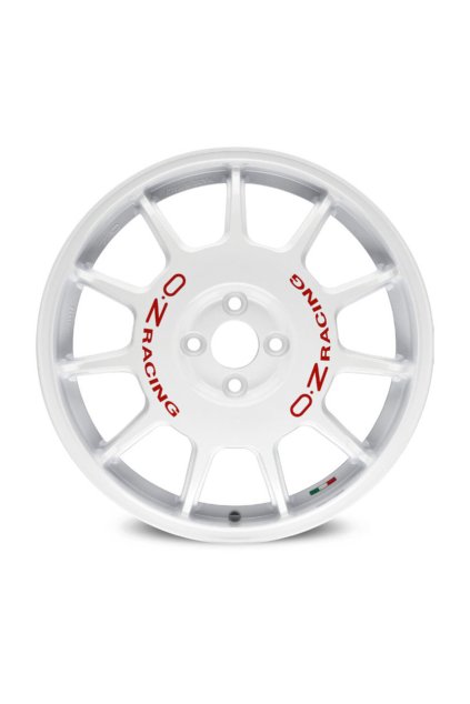 OZ LEGGENDA 17x7 ET25 4x108 race white red lettering