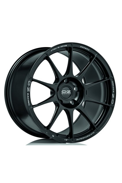 OZ SUPERFORGIATA 19x9 ET20 5x112 matt black con scritte di fresatura