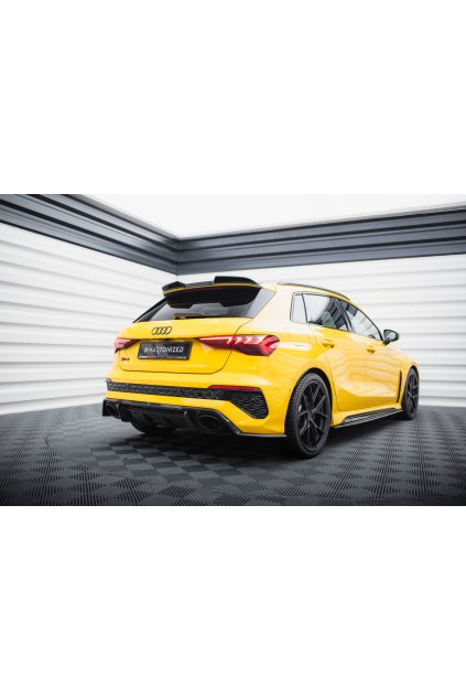 Maxton Design Carbon Division sada splitterů pro Audi RS3 8Y, materiál pravý karbon