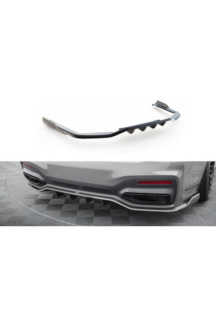Maxton Design Carbon Division spoiler pod zadní nárazník pro BMW řada 7 G11 Facelift M-Pack, materiál pravý karbon