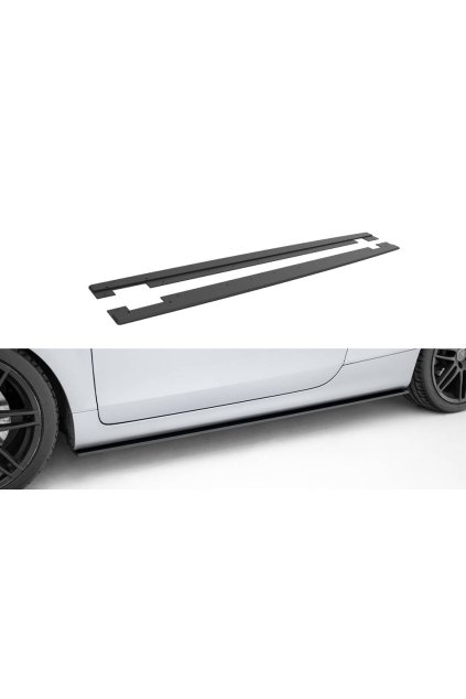 Maxton Design "Street Pro" difuzory pod boční prahy pro Audi TT 8J, plast ABS bez povrchové úpravy, S-Line