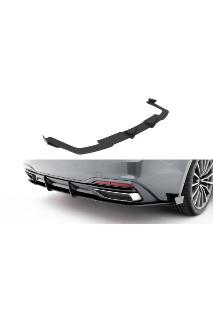 Maxton Design ''Street Pro'' difuzory pod boční prahy s křidélky pro Audi A5 F5 Facelift, plast ABS bez povrchové úpravy