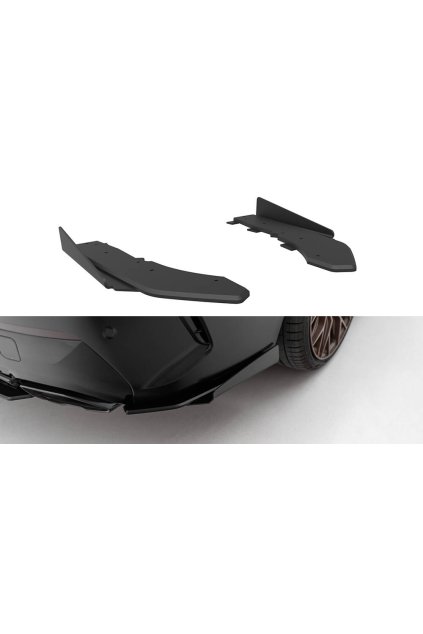 Maxton Design "Street Pro" boční difuzory pod zadní nárazník s křidélky pro BMW řada 4 G22/M440i, G23, Coupe / M440i Cabrio