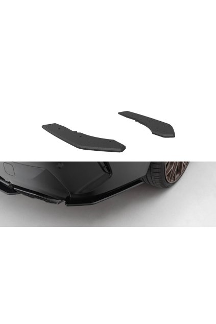 Maxton Design "Street Pro" boční difuzory pod zadní nárazník pro BMW řada 4 G22/M440i, G23, plast ABS bez povrchové úpravy, Coupe / M440i Cabrio