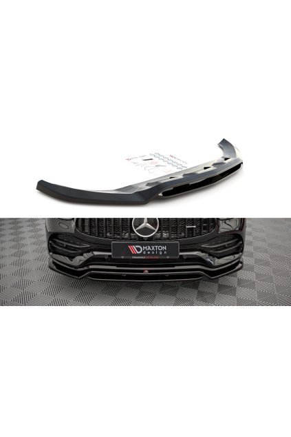 Maxton Design spoiler pod přední nárazník pro Mercedes GLC Coupe/C253 Facelift /AMG- Line, SUV/C253 Facelift /AMG- Line, černý lesklý plast ABS