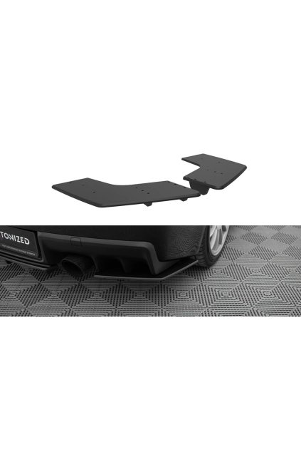 Maxton Design "Street Pro" boční difuzory pod zadní nárazník pro Mitsubishi Lancer Evo Mk10, plast ABS bez povrchové úpravy