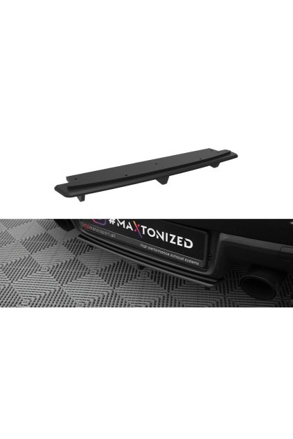 Maxton Design "Street Pro" difuzor zadního nárazníku pro Mitsubishi Lancer Evo Mk10, plast ABS bez povrchové úpravy