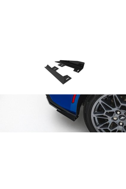 Maxton Design křidélka bočních difuzorů zad. nárazníku pro Ford Mustang Mk7 GT, plast ABS bez povrchové úpravy