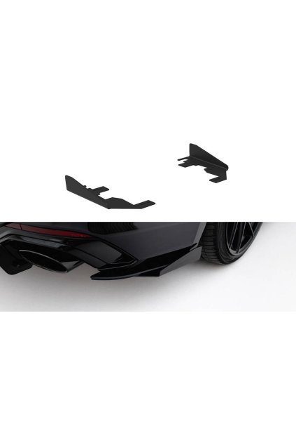 Maxton Design křidélka bočních difuzorů zad. nárazníku pro Audi RS5 F5, plast ABS bez povrchové úpravy, Sportback