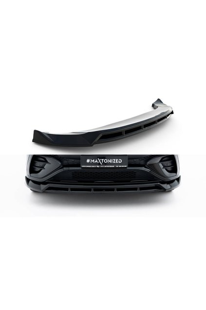 Maxton Design spoiler pod přední nárazník pro Mercedes GLE Coupe C167 Facelift, SUV W167 Facelift, černý lesklý plast ABS