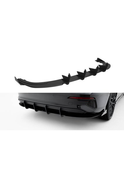Maxton Design ''Street Pro'' difuzory pod boční prahy s křidélky pro Audi A3 8Y, plast ABS bez povrchové úpravy, Sedan