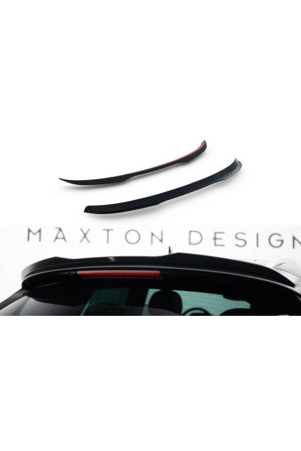 Maxton Design horní prodloužení spoileru pro Maserati Levante Mk1 GT Facelift, černý lesklý plast ABS