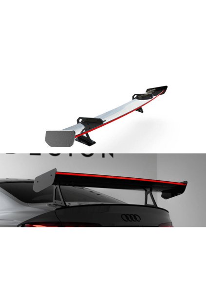maxton design carbon division zadni kridlo s led svetlem pro audi a5 f5 f5 facelift pravy karbon coupe s line coupe