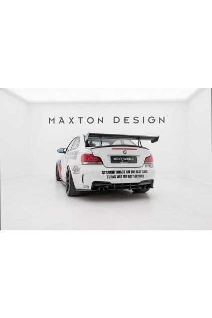 maxton design cf bm 1 82 m wing5 upp 245 p bmw e81 e82 e87 e88 seria 1 3