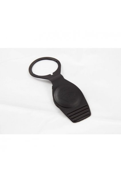 black washer bottle cap