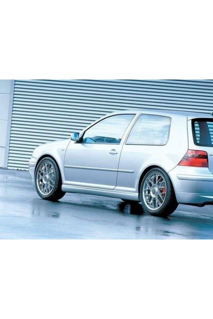 Maxton Design boční prahy pro Volkswagen Golf Mk4, plast ABS bez povrchové úpravy, 25th Anniversary look