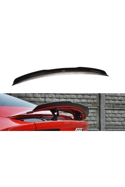 Maxton Design prodloužení spoileru pro Audi A7, S7 C7, C7 FL, černý lesklý plast ABS