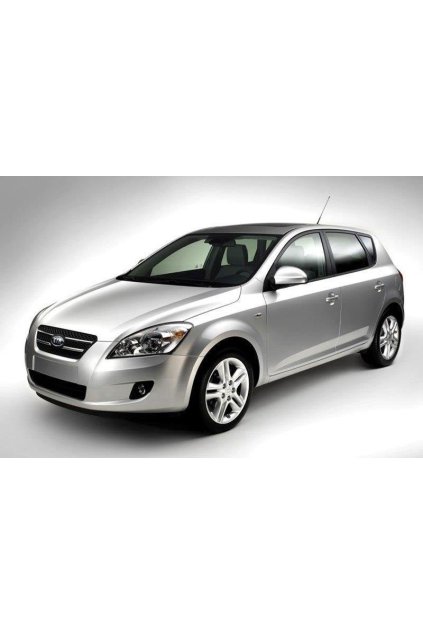 Maxton Design spoiler pod přední nárazník pro Kia Cee'd Mk 1, černý lesklý plast ABS