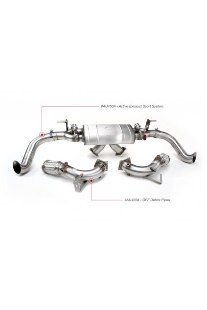 QuickSilver Titan Sport Exhaust včetně Sound Architect™  Audi R8 V10 GPF (2020 - 2022)