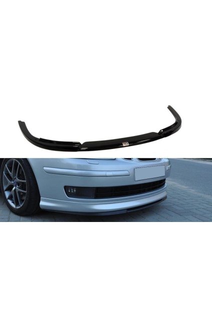 Maxton Design spoiler pod přední nárazník pro Saab 9-3 Aero/Mk2, černý lesklý plast ABS