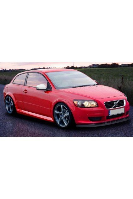 Maxton Design spoiler pod přední nárazník pro Volvo C30, černý lesklý plast ABS