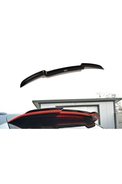 Maxton Design prodloužení spoileru pro Audi RS6 C7 Facelift, černý lesklý plast ABS