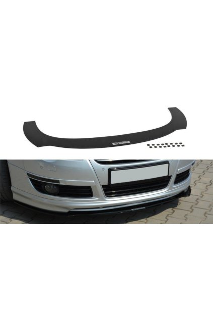 Maxton Design "Racing" spoiler pod přední nárazník pro Volkswagen Passat Mk6 (B6), plast ABS bez povrchové úpravy
