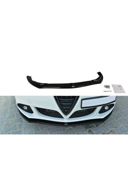 Maxton Design spoiler pod přední nárazník ver.1 pro Alfa Romeo Giulietta, plast ABS bez povrchové úpravy