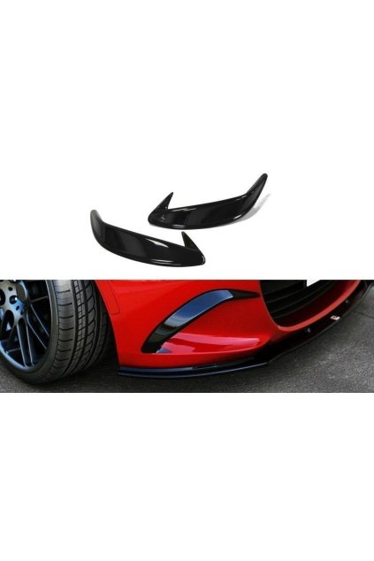 Maxton Design rámečky předního nárazníku pro Mazda Mx-5 Mk4 ND, carbon-Look
