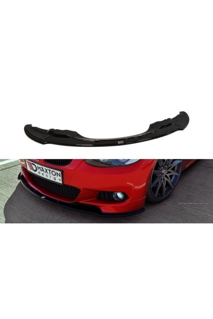 Maxton Design spoiler pod přední nárazník pro BMW řada 3 E92, plast ABS bez povrchové úpravy, pro vozy s M Performance splittery