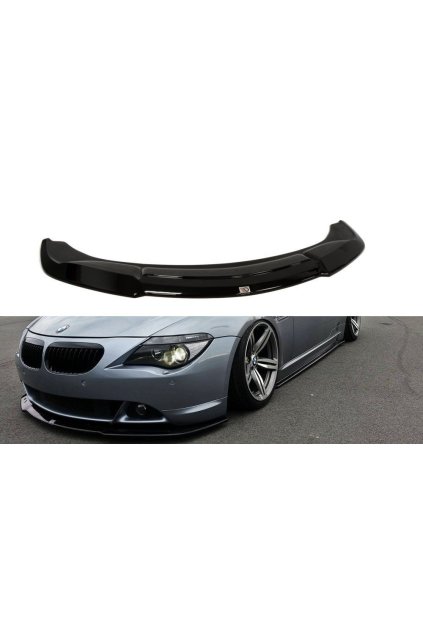 Maxton Design spoiler pod přední nárazník pro BMW řada 6 E63- E64, plast ABS bez povrchové úpravy, ver. 2