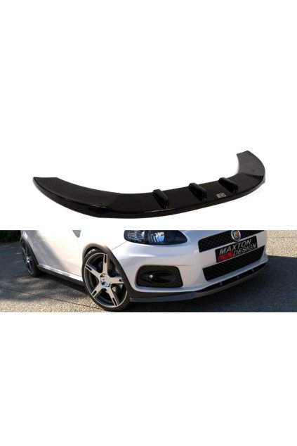 Maxton Design spoiler pod přední nárazník ver.1 pro Fiat Grande Punto Grande Punto Abarth, carbon-Look