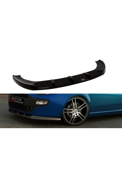 Maxton Design spoiler pod přední nárazník pro Fiat Grande Punto Grande Punto Evo, plast ABS bez povrchové úpravy