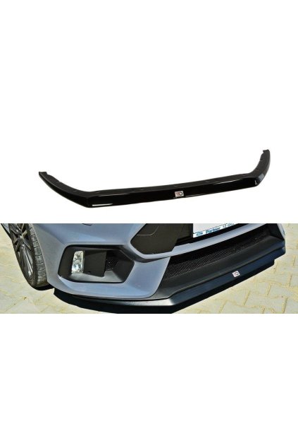 Maxton Design spoiler pod přední nárazník ver.2 pro Ford Focus RS Mk3, plast ABS bez povrchové úpravy