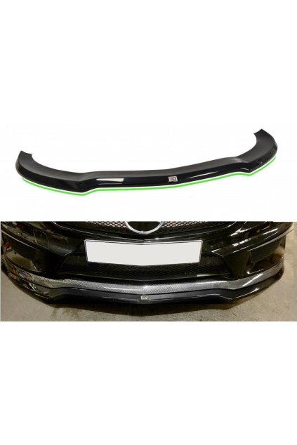 Maxton Design spoiler pod přední nárazník ver.1 pro Mercedes CLA C 117/AMG, plast ABS bez povrchové úpravy