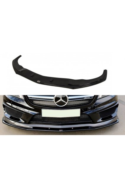 Maxton Design spoiler pod přední nárazník ver.2 pro Mercedes CLA C 117/AMG, plast ABS bez povrchové úpravy