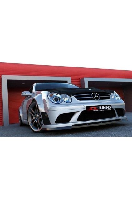 Maxton Design spoiler pod přední nárazník pro Mercedes CLK W209, plast ABS bez povrchové úpravy, pod nárazník (ME-CLK-209-BLACK-F1)