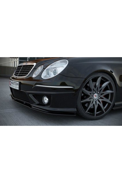 Maxton Design spoiler pod přední nárazník pro Mercedes třída E W211, plast ABS bez povrchové úpravy, facelift, r.v. 2006-2009