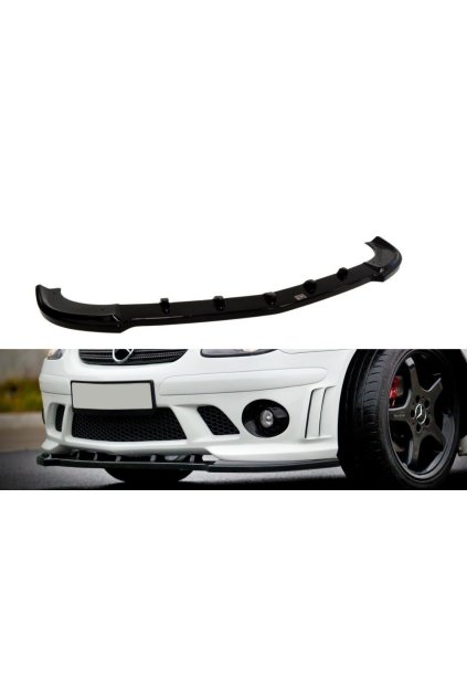 Maxton Design spoiler pod přední nárazník pro Mercedes SLK R 170, plast ABS bez povrchové úpravy, pro nárazník AMG 204