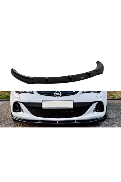 Maxton Design spoiler pod přední nárazník pro Opel Astra OPC J (Mk3), plast ABS bez povrchové úpravy, ver. 1