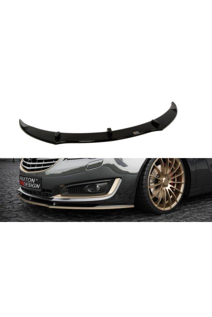 Maxton Design spoiler pod přední nárazník pro Opel Insignia Mk1 Facelift, plast ABS bez povrchové úpravy