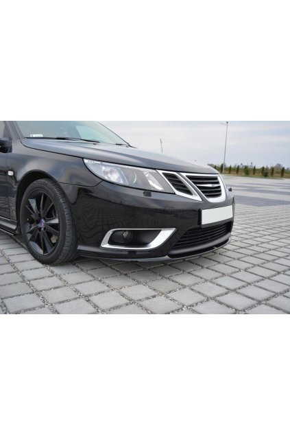 Maxton Design spoiler pod přední nárazník pro Saab 9-3 Aero/Mk2 Facelift, plast ABS bez povrchové úpravy