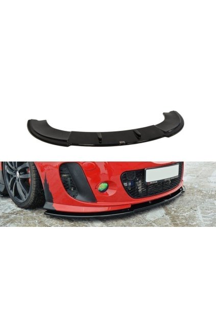 Maxton Design spoiler pod přední nárazník pro Seat Leon Mk2, carbon-Look, MS Design