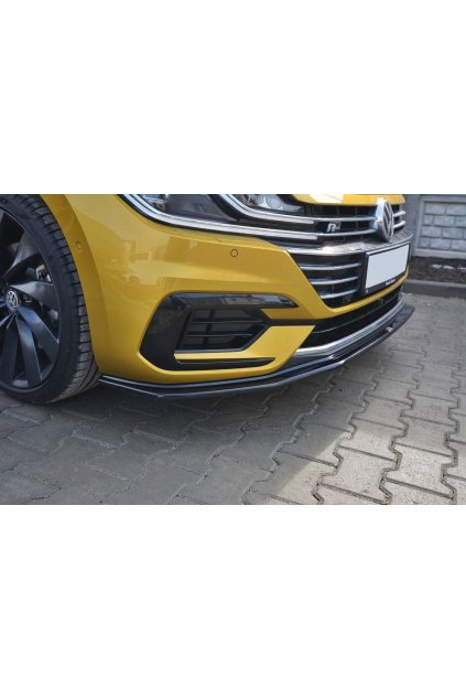 Maxton Design spoiler pod přední nárazník ver.1 pro Volkswagen Arteon, plast ABS bez povrchové úpravy