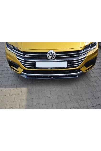 Maxton Design spoiler pod přední nárazník ver.2 pro Volkswagen Arteon, plast ABS bez povrchové úpravy