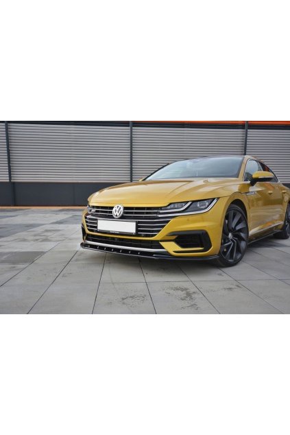 Maxton Design spoiler pod přední nárazník ver.3 pro Volkswagen Arteon, plast ABS bez povrchové úpravy