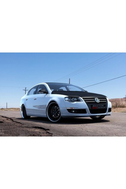 Maxton Design spoiler pod přední nárazník pro Volkswagen Passat Mk6 (B6), plast ABS bez povrchové úpravy